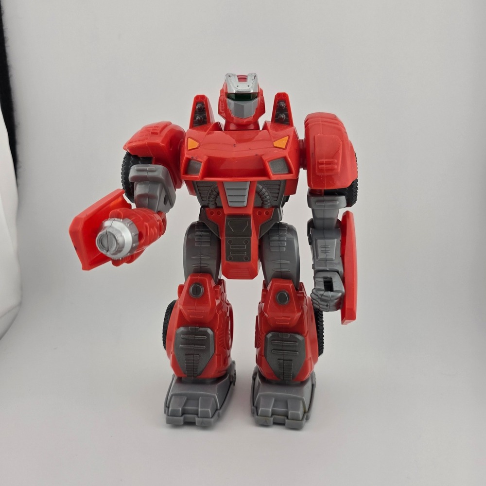 HAP-P-KID M.A.R.S. Red Car Robot‎ 7" Action Figure Pre-Owned Not Working AS-IS